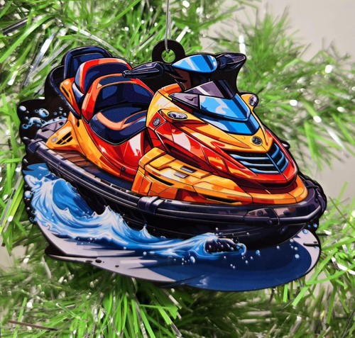 Jet ski wave runner ornament - jet,